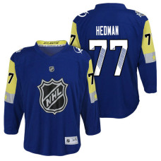 Youth Tampa Bay Lightning #77 Victor Hedman All Star Jersey 2022 Stanley Cup Finals Patch