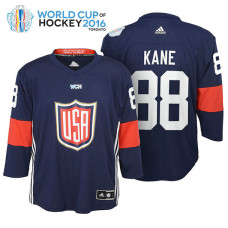 Youth Ice Hockey Patrick Kane #88 Navy 2016 World Cup Replica Jersey