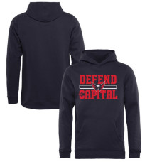 Youth Washington Capitals Navy Defend City Hometown Pullover Hoodie