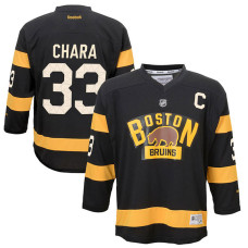 Youth Boston Bruins Zdeno Chara #33 Black 2016 Winter Classic Premier Jersey