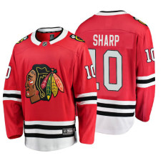 Youth Chicago Blackhawks #10 Patrick Sharp Red Home Breakaway Player Jersey