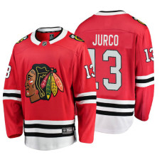 Youth Chicago Blackhawks #13 Tomas Jurco Red Home Breakaway Player Jersey