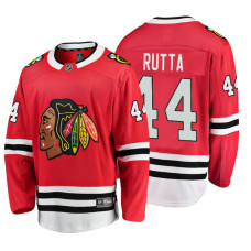 Youth Chicago Blackhawks #44 Jan Rutta Red Home Breakaway Player Jersey