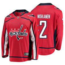 Youth Washington Capitals #2 Matt Niskanen Red Home Breakaway Player Jersey