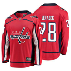 Youth Washington Capitals #28 Jakub Jerabek Red Home Breakaway Player Jersey