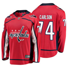 Youth Washington Capitals #74 John Carlson Red Home Breakaway Player Jersey