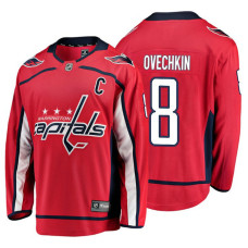 Youth Washington Capitals #8 Alex Ovechkin Red Home Breakaway Player Jersey