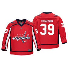 Youth Washington Capitals Alex Chiasson #39 Red Replica Player Home Jersey