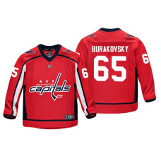 Youth Washington Capitals Andre Burakovsky #65 Red Replica Player Home Jersey