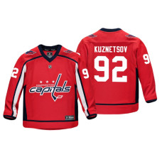 Youth Washington Capitals Evgeny Kuznetsov #92 Red Replica Player Home Jersey