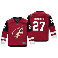 Youth Arizona Coyotes Teppo Numminen #27 Red Replica Player Home Jersey