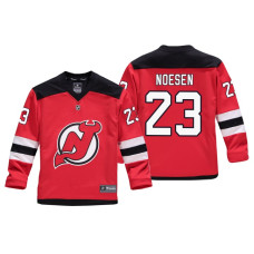 Youth New Jersey Devils Stefan Noesen #23 Red Replica Player Home Jersey