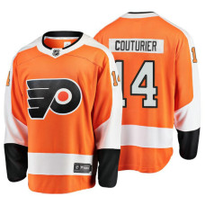 Youth Philadelphia Flyers #14 Sean Couturier Orange Home Breakaway Player Jersey