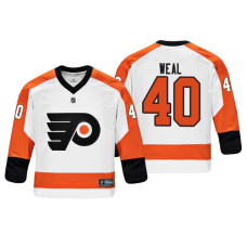 Youth Philadelphia Flyers Jordan Weal #40 Black Replica Player Fanatics Branded Jersey