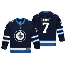 Youth Winnipeg Jets Ben Chiarot #7 Navy Replica Player Home Jersey