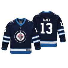 Youth Winnipeg Jets Brandon Tanev #13 Navy Replica Player Home Jersey