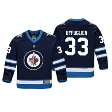 Youth Winnipeg Jets Dustin Byfuglien #33 Navy Replica Player Home Jersey