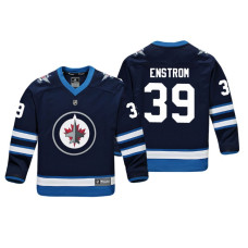 Youth Winnipeg Jets Tobias Enstrom #39 Navy Replica Player Home Jersey