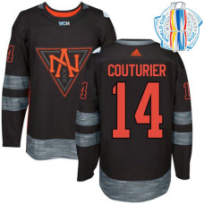 Youth North America Team 2016 World Cup of Hockey #14 Sean Couturier Black Premier Jersey