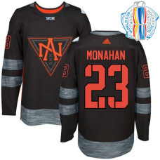 Youth North America Team 2016 World Cup of Hockey #23 Sean Monahan Black Premier Jersey