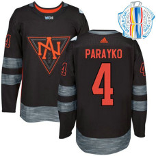 Youth North America Team 2016 World Cup of Hockey #4 Colton Parayko Black Premier Jersey