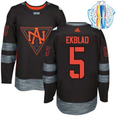 Youth North America Team 2016 World Cup of Hockey #5 Aaron Ekblad Black Premier Jersey