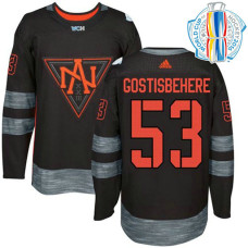 Youth North America Team 2016 World Cup of Hockey #53 Shayne Gostisbehere Black Premier Jersey