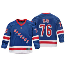 Youth New York Rangers Brady Skjei #76 Royal Replica Player Home Jersey