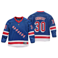 Youth New York Rangers Henrik Lundqvist #30 Royal Replica Player Home Jersey