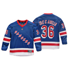 Youth New York Rangers Mats Zuccarello #36 Royal Replica Player Home Jersey