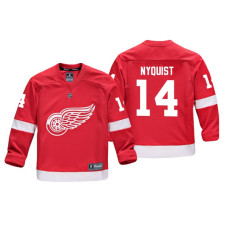 Youth Detroit Red Wings Gustav Nyquist #14 Red Replica Player Home Jersey