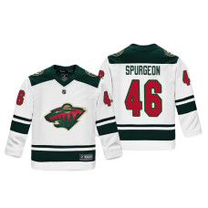 Youth Minnesota Wild Jared Spurgeon #46 White Replica Player Fanatics Branded Jersey