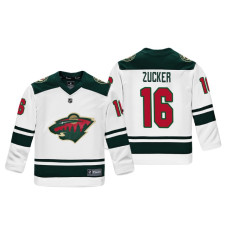 Youth Minnesota Wild Jason Zucker #16 White Replica Player Fanatics Branded Jersey