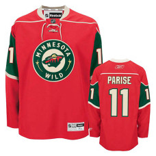 Minnesota Wild Zach Parise #11 Red Home Jersey