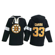 Boston Bruins Zdeno Chara #33 Black Pullover Hoodie