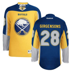 Buffalo Sabres Zemgus Girgensons #28 Gold Alternate Jersey